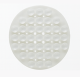 White Suction Soap Holder – Wall Mounted Self-Draining Soap Dish for Bathroom & Kitchen, No-Drill Removable Suction Cup Soap Tray