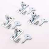 Window Stay Lock – Bright Zinc Plated & Electro Brass Plated – Secure Casement Window Catch for Ventilation & Safety