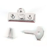 Window Stay Lock – Bright Zinc Plated & Electro Brass Plated – Secure Casement Window Catch for Ventilation & Safety