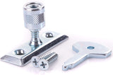 Window Stay Lock – Bright Zinc Plated & Electro Brass Plated – Secure Casement Window Catch for Ventilation & Safety