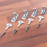 Window Stay Lock – Bright Zinc Plated & Electro Brass Plated – Secure Casement Window Catch for Ventilation & Safety