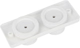 White Towel & Cloth Holder Rack – Single, Double & Triple Bar Options – Wall Mounted or Self-Adhesive Bathroom & Kitchen Towel Rail – Durable Plastic & Metal Design