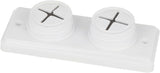 White Towel & Cloth Holder Rack – Single, Double & Triple Bar Options – Wall Mounted or Self-Adhesive Bathroom & Kitchen Towel Rail – Durable Plastic & Metal Design