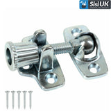 Window Sash Fastener – Bright Zinc Plated & Electro Brass Plated – Secure Sash Window Lock Catch with Screws