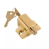 Window & Patio Lock – Electro Brass Plated, White, Silver – Secure Sliding Door & Window Catch