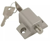 Window & Patio Lock – Electro Brass Plated, White, Silver – Secure Sliding Door & Window Catch