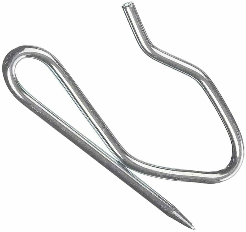 CURTAIN HOOKS METAL PIN PINCH PLEAT - PACK OF 20