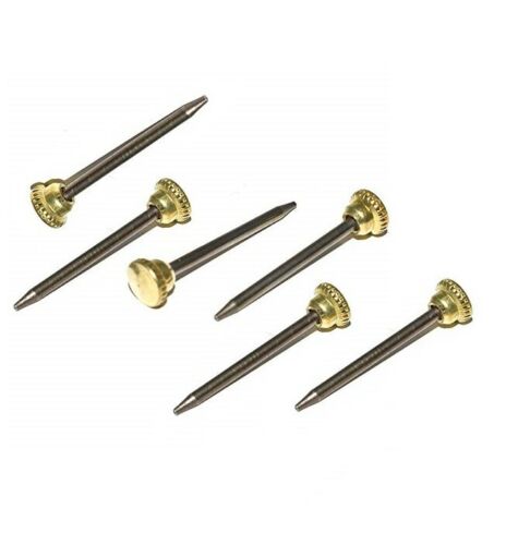 Picture Pins Brass Knurled Head - Pack of 50 - Sisi UK Ltd