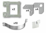 CWH3 FRAME KIT FOR SQUARE HANGERS STRETCHED CANVAS ALUMINIUM BACK PICTURE FRAME - Sisi UK Ltd