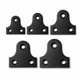 Black Plated Mirror Plates – Picture Hanging Plates 19mm 25mm 32mm 38mm 50mm Frame & Mirror Fixing Brackets