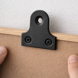 Black Plated Mirror Plates – Picture Hanging Plates 19mm 25mm 32mm 38mm 50mm Frame & Mirror Fixing Brackets
