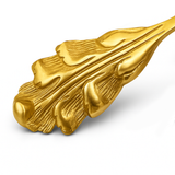 Curtain Tiebacks 160mm Pair of Solid Brass – Antique Gold Wall Mounted Holdbacks for Curtains & Drapes