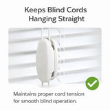 Vertical Blind Cord Weight White – Replacement Blind Cord Tension Weight for Vertical Window Blinds – Spare Parts & Accessories