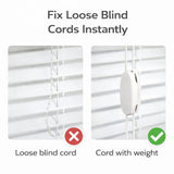 Vertical Blind Cord Weight White – Replacement Blind Cord Tension Weight for Vertical Window Blinds – Spare Parts & Accessories