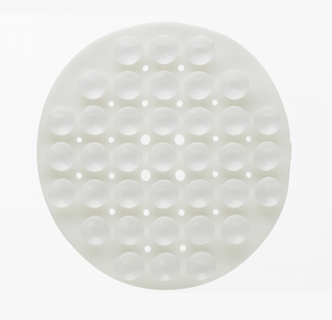 White Suction Soap Holder – Wall Mounted Self-Draining Soap Dish for Bathroom & Kitchen, No-Drill Removable Suction Cup Soap Tray