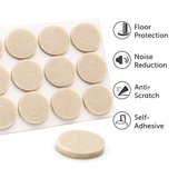 Felt Pads for Furniture – 16mm, 19mm, 25mm, 35mm, 50mm – Protect Floors & Prevent Scratches