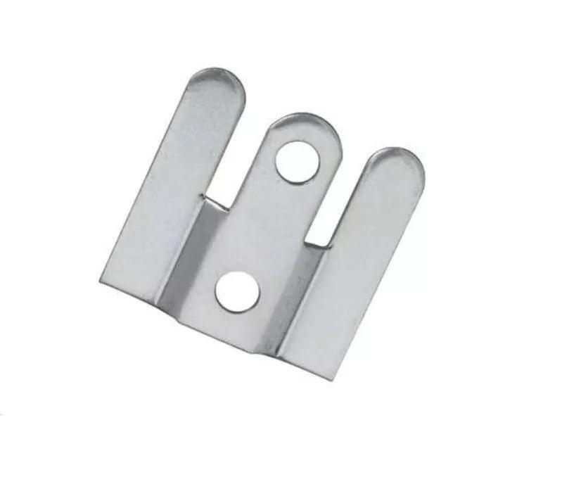 Silver Hidden Slide Flush Mount Brackets – Picture & Mirror Hanging