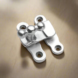 40mm Showcase Catch Lock – Brass or Chrome Thumbturn Latch for Cabinet, Cupboard, Display Case & Door