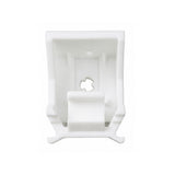 35mm Roman Blind Brackets White Pack of 2, 4 or 8 – Heavy Duty Spring Fixing Clips for 35mm Headrail – Top & Face Fix