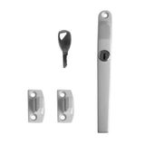 Window Locking Casement Fastener with Wooden Timber Handle – Polished Brass, Polished Chrome & White – Secure Window Latch for Timber Frames