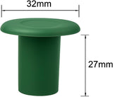 Garden Cane Safety Caps – Soft Rubber End Protectors for Bamboo Plant Stakes – Flexible Weatherproof Covers for Plant Support Canes Pack of 4