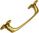 Brass Door Pull Handle 125mm Heavy Duty  (5") – Vintage Victorian Style Cabinet & Cupboard Drawer Handle – Pack of 1