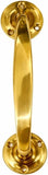 Brass Door Pull Handle 125mm Heavy Duty  (5") – Vintage Victorian Style Cabinet & Cupboard Drawer Handle – Pack of 1