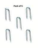 U Nails - Heavy Duty - for Cable, Wire & Fencing – Galvanised Steel (15mm, 20mm, 25mm, 30mm, 40mm)