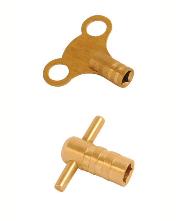 Radiator Bleed Key – Universal Brass Valve Key for Bleeding Radiators & Air Release