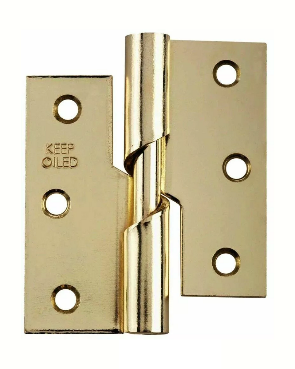 Rising Butt Hinges – Left & Right Hand – Brass Plated and Zinc Plated ...