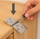 Counter Top Hinge – Drop Leaf Table and Bar Flap Support Hinge ( 100mm x 32mm x 38mm) - Heavy-Duty Chrome