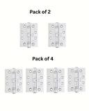 Steel Ball Bearing Hinges – 3" and 4" – Black, Satin, and Polished Chrome Finishes