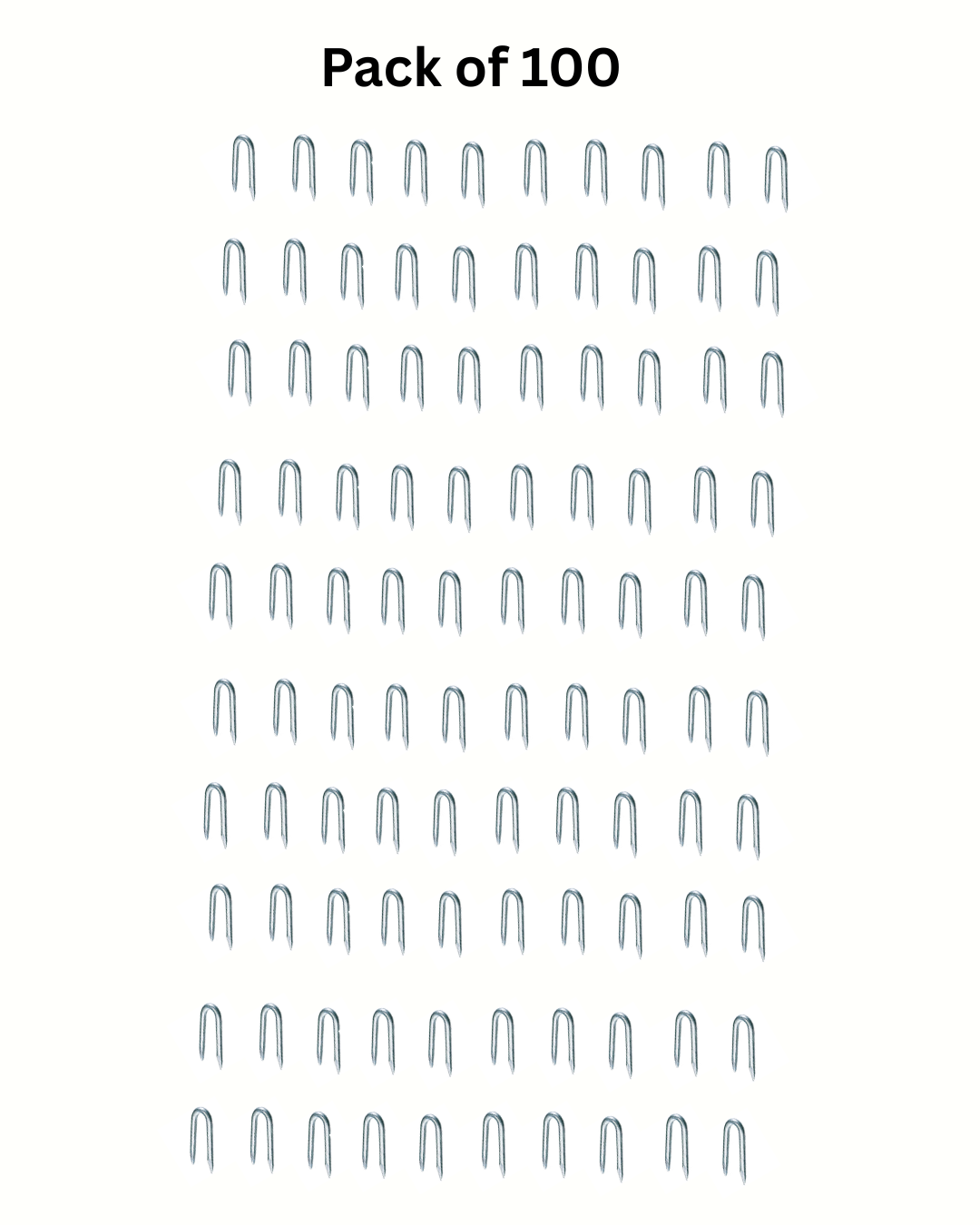 3.15 x 40mm Hot Dipped Galvanised Fencing Staples 2100 Staples | Bulldog Fix 3.15 x 40mm Hot Dipped Galvanised Fencing Staples 2100 Staples | Bulldog Fix