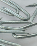 U Nails - Heavy Duty - for Cable, Wire & Fencing – Galvanised Steel (15mm, 20mm, 25mm, 30mm, 40mm)