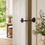 Cabin Hook Twisted Chain Hook Black Ironmongery - Decorative  for Gates, Doors, Sheds (75mm, 100mm, 150mm)