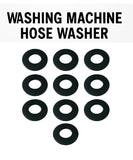 10 x Rubber Washing Machine Hose Washers ¾” – Universal Inlet Pipe Seals for Dishwasher, Garden Tap & Laundry Connector