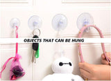 Clear Suction Sucker Window Hooks – 25mm & 40mm Plastic Suction Cup Hooks for Glass, Windows & Smooth Surfaces