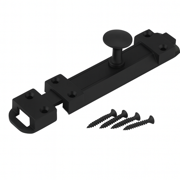 Matt Black Door Bolt 4