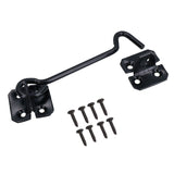Black Wire Cabin Hooks – Door, Gate & Window Latches – Sizes 75mm, 100mm, 150mm, 200mm