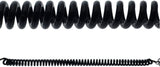 Spiral Key Chain – Retractable Coil Spring Keyring with Clip & Split Ring – Stretchy Wrist Key Holder for Keys, ID Cards & Outdoor Use