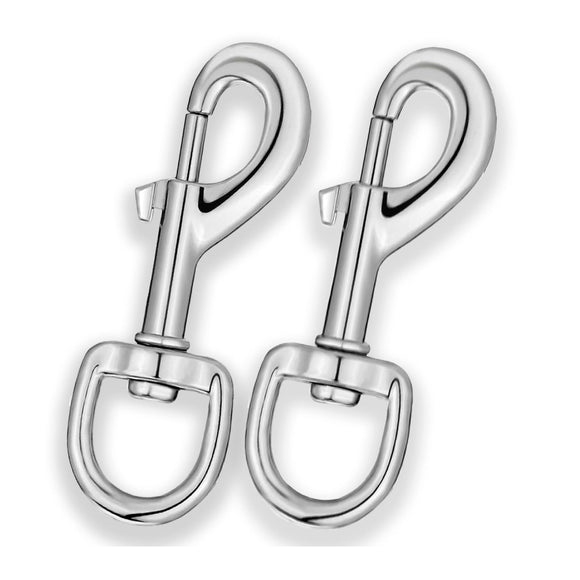 Hipster Key Ring – Nickel-Plated 50mm Heavy-Duty Metal O-Ring for Keys, Tags & Accessories