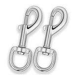 Hipster Key Ring – Nickel-Plated 50mm Heavy-Duty Metal O-Ring for Keys, Tags & Accessories