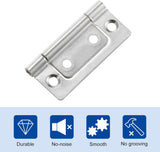 Flush Door Hinges (pairs)– Zinc, Brass, Black or Bronze – 40mm 50mm 60mm 75mm Cabinet & Cupboard Hinges