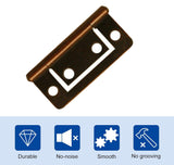 Flush Door Hinges (pairs)– Zinc, Brass, Black or Bronze – 40mm 50mm 60mm 75mm Cabinet & Cupboard Hinges