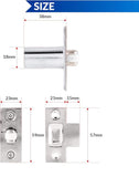 Adjustable Roller Catch – Chrome (Np) or Brass(EB) Finish – Cupboard, Cabinet & Door Latch with Strike Plate