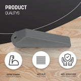 Heavy Duty Rubber Door Wedge – Non-Slip Door Jammer Stopper for Home, Office & Workshop