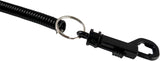 Spiral Key Chain – Retractable Coil Spring Keyring with Clip & Split Ring – Stretchy Wrist Key Holder for Keys, ID Cards & Outdoor Use