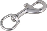 Hipster Key Ring – Nickel-Plated 50mm Heavy-Duty Metal O-Ring for Keys, Tags & Accessories