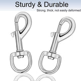 Hipster Key Ring – Nickel-Plated 50mm Heavy-Duty Metal O-Ring for Keys, Tags & Accessories