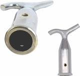 Chrome Pole Hook for Attic Ladders & Skylight Windows – Telescopic Window Catch for Blinds, Loft Hatches & Roof Windows
